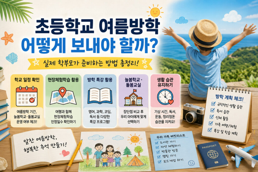 방학계획방법