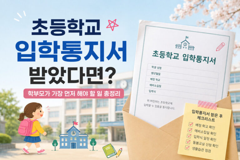 입학통지서