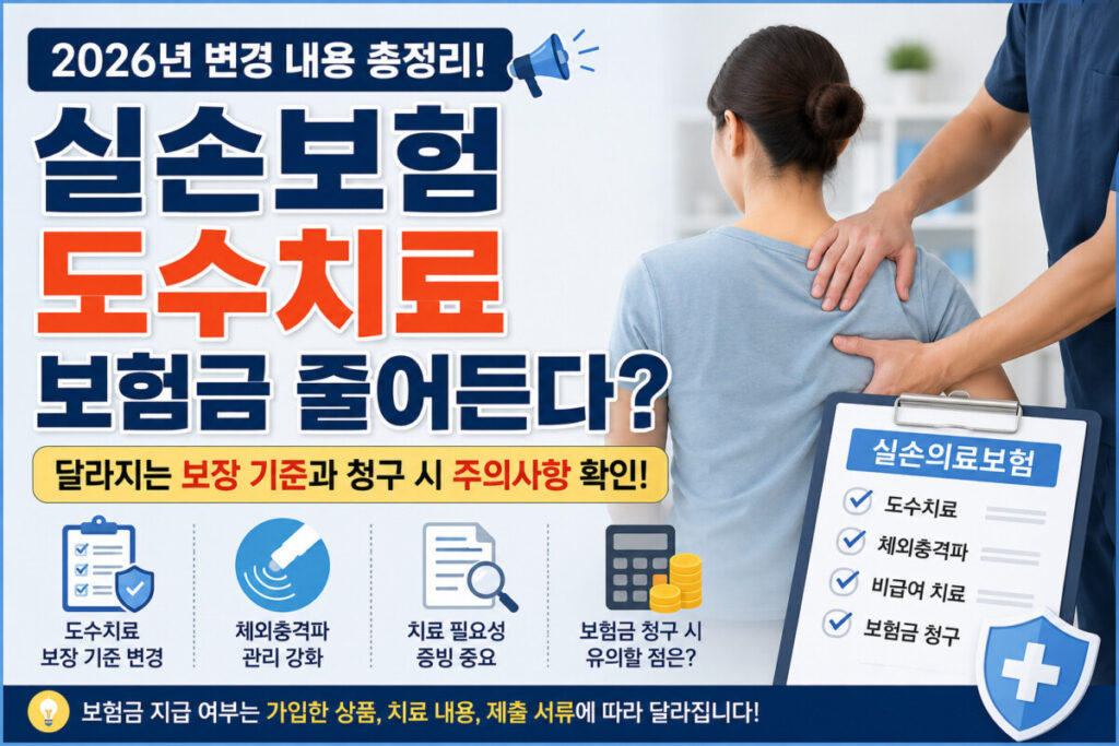 실손보험 도수치료