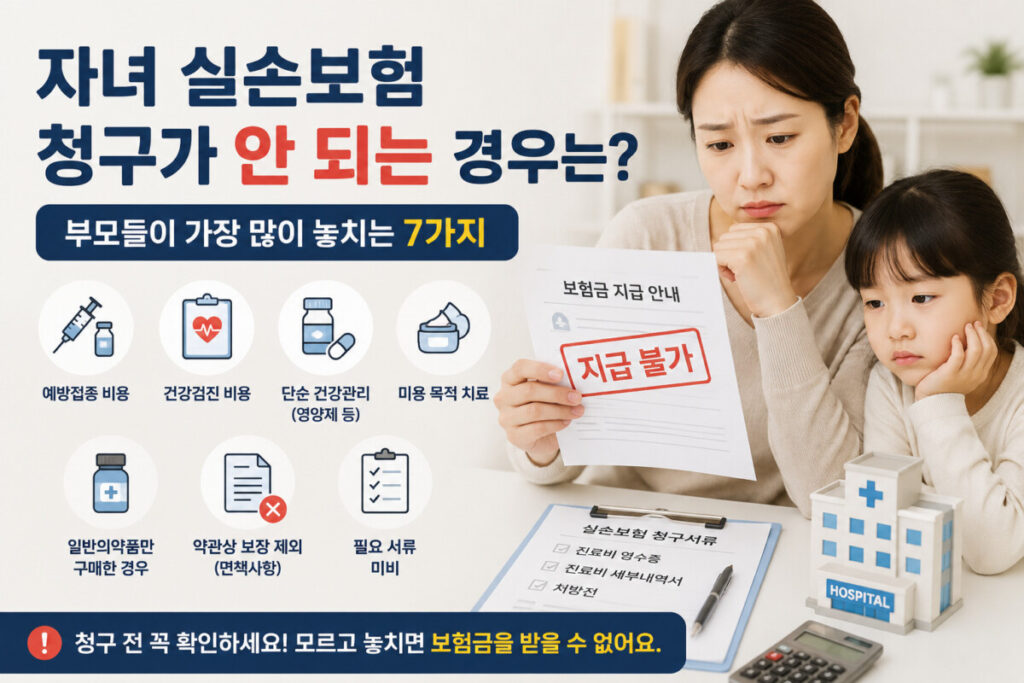 자녀 실손 지급 거절
