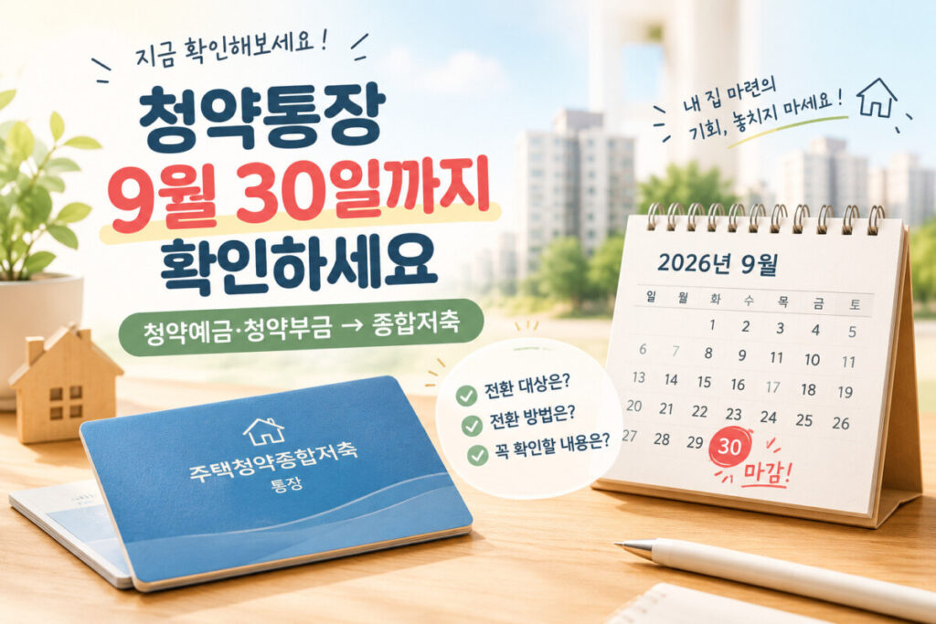 청약통장전환