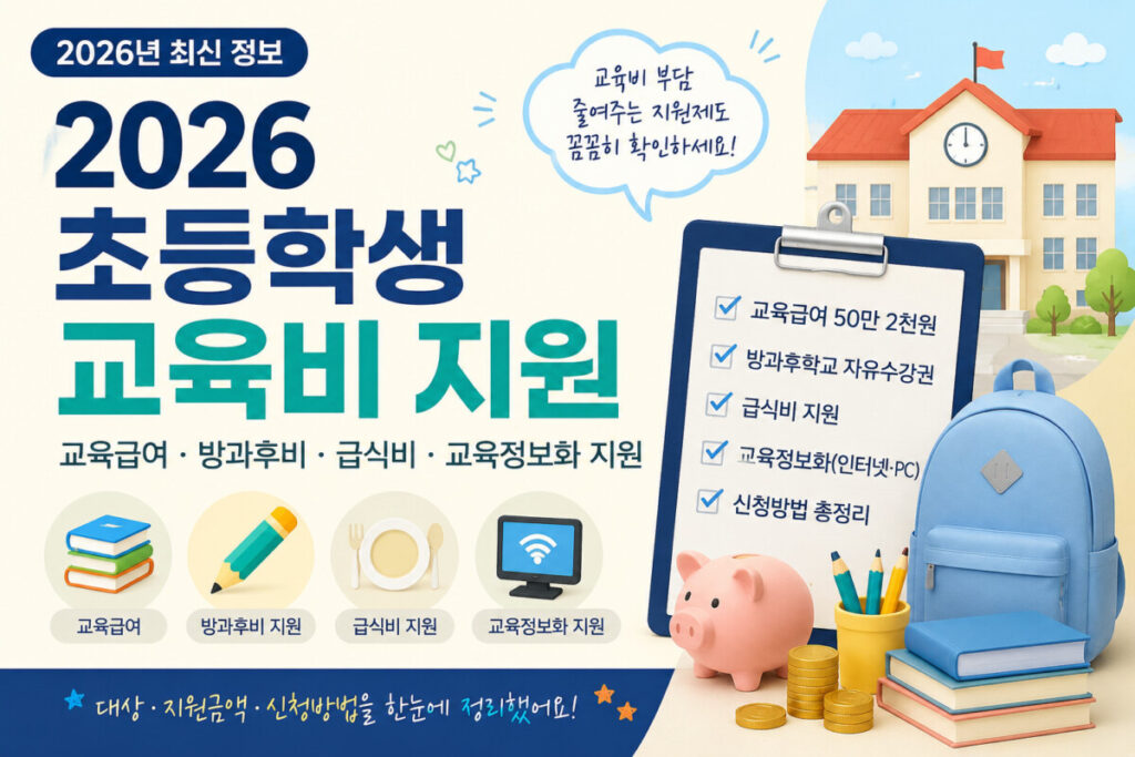 초등학생교육비지원