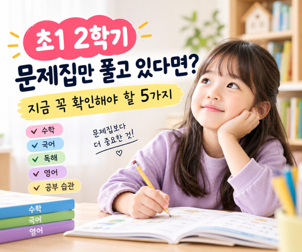 초등학생문제집만풀고있다면
