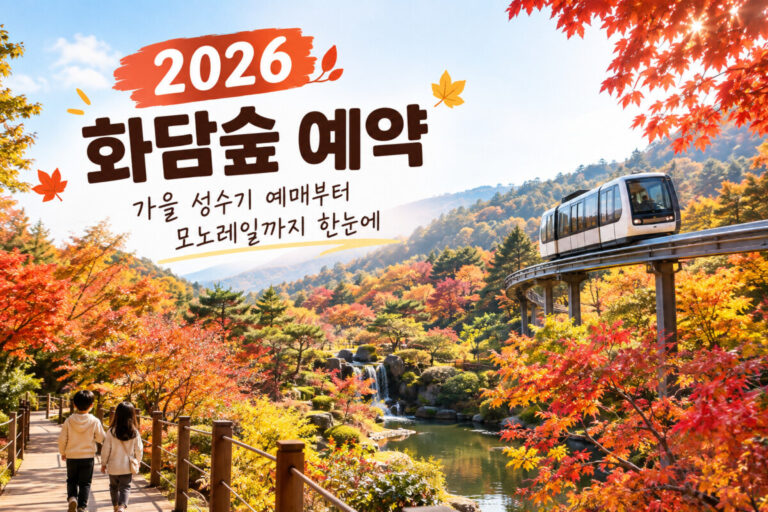 화담숲예약